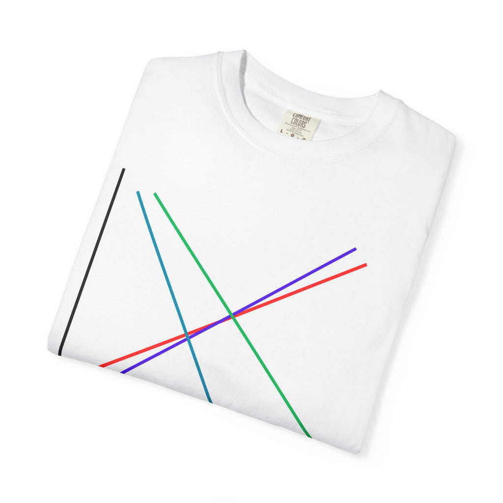 Controversial Graph T-Shirt - White - Unisex, Garment-Dyed
